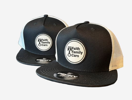 Logo Flat Bill Trucker Hat