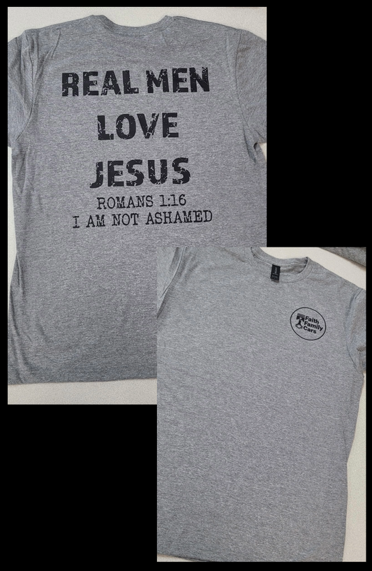 "Real Men Love Jesus" T-Shirt